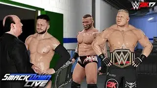 WWE 2K17 Custom Story - Brock Lesnar Applies Master Plan ft. Cena, Ambrose! SmackDown Live 2017