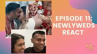 Cute Couple React To Their Own Wedding Video | Newlyweds React - EP11