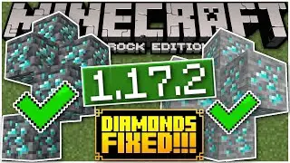 Minecraft Bedrock Update ✅1.17.2 ✅  DIAMONDS💎 ARE💎 FIXED! ⚒️ XBOX,MCPE,PS4,WINDOWS,SWITCH