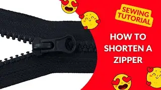 HOW TO SHORTEN A ZIPPER