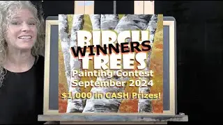 WINNER Announcement - September 2024 Painting Contest Winners - ALL Skill Level Artist Competition