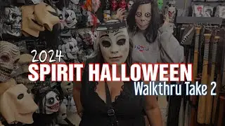 Spirit Halloween 2024 walkthru ... take 2!  Plus Home Depot bust. 😞