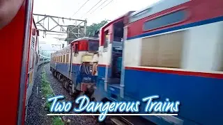 Two Dangerous Trains | Indian Train Journey in Rainy Season | Indian Trains
