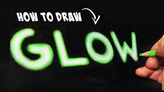 HOW TO DRAW GLOW EFFECT | Tutorial | 