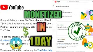[SOLVED] How to speed up the channel in review monetization process 2021