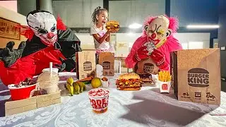 COMPREI *TODO* O CARDÁPIO DO BURGUER KING PARA OS MEUS AMIGOS