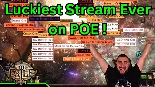 [3.23] My Luckiest Stream Ever on POE ! Craziest Drops !