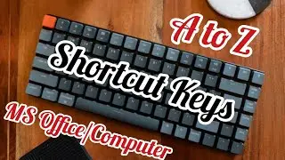 A to Z Shortcut Keys for Ms Office Part 2 / Computer | Gateway of knowledge