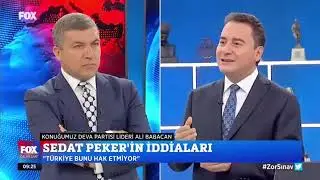 Ali Babacan; Sedat Peker'in iddaaları susurluktan 30 kat daha büyük.