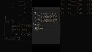 Create animation using python.  