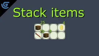 Stack items in inventory