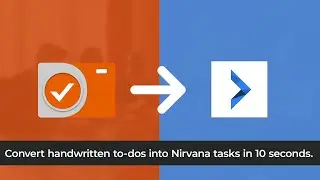 TaskCam to Nirvana Integration - To-dos