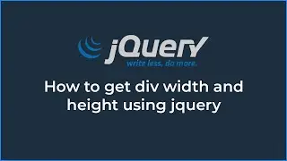 How to get div width and height using jquery