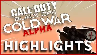 Call of Duty Black Ops Cold War Alpha Highlights!