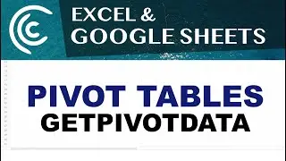 Pivot Table GETPIVOTDATA Function in Excel & Google Sheets