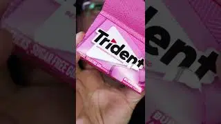 Trident Bubblegum Sugar Free Gum #DoctorTristanPeh #ASMR #Shorts #BubbleGum