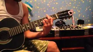 Uzbekcha musiqa jonli ijro gitarada
