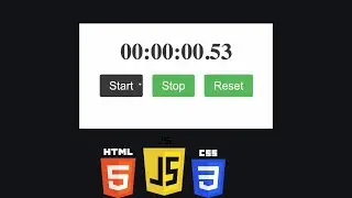 Building a Stopwatch with JavaScript and CSS 