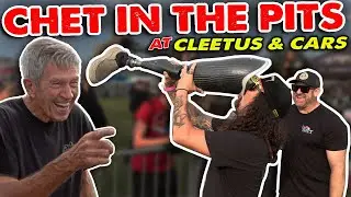 Chet in the Pits… oh and I did a Burnout!!