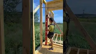 Дом 119m². Выравнивание стен. 