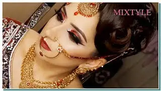 Традиционный индийский свадебный макияж ❤ Сказочная невеста из Индии 1⃣