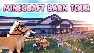 Minecraft Barn Tour - Grand Oak Stable