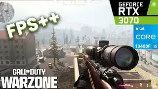 Intel Core i5 13400F + RTX 3070 - Call of Duty: Warzone 1080p Extreme and low graphics FPS Benchmark