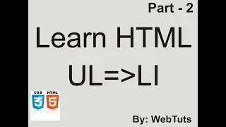 Use of ul li in html, html tag in urdu / hindi