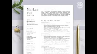 The Art of Resume Template | Executive Resume Template Designs