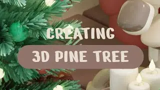 Creating a Pine Tree in 3D Blender | Quick and Easy Tutorial | Sapling Tree Gen Addon
