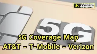 5G Coverage map ATT   T Mobile   Verizon