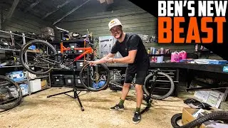 UPGRADING BEN'S NEW BIKE FOR HIS FIRST ENDURO RACE!!