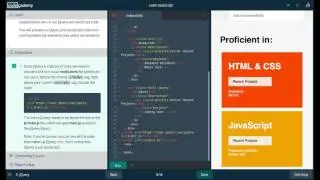 Learn Javascript, jQuery, Javascript and the DOM, Codecademy