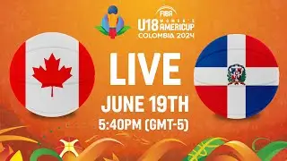 Canada v Dominican Republic | Full Basketball Game | FIBA U18 Womens AmeriCup 2024