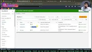 AWS Tutorials - 165 - Cloud Watch Service -  Cloudwatch Composite Alarms - Cloudwatch Alarm (Hindi)