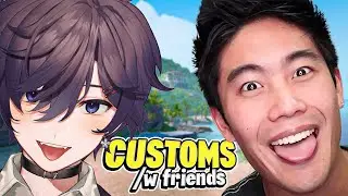 Playing CUSTOMS with Friends | Valorant