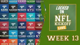 NFL KICKOFF LIVE: 49ers/EAGLES PREVIEW, SEAHAWKS/COWBOYS REACTION. FULL WEEK 13 NFL PREVIEW