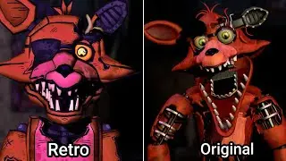 Retro Withered Animatronics Vs FNAF 2