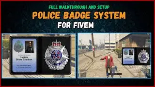 Free | ESX | QBcore | Police Badge With Picture | Police Roleplay | Installation And Setup | 2024