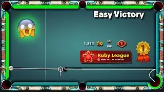 8 Ball Pool Ruby League Rank 1 🙀 1.6B Coins Easy Victory