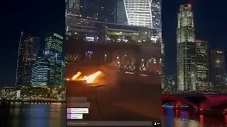 Пацаны с Дыбенко жарят шашлык на набережной Тараса Шевченко. Москва-Сити