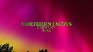 Aurora Borealis - Northern Lights over germany