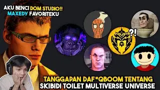 DAF*QBOOM BENCI DOM STUDIO? - TANGGAPAN OFFICIAL DAF*QBOOM TENTANG SEMUA SKIBIDI TOILET MULTIVERSE!