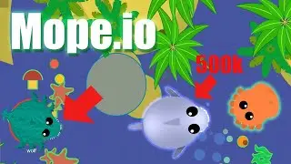 NATURALEZA SALVAJE #1 ''Mope.io'' - Llegando a 500k experiencia [Gameplay]