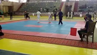 Боец из города Навои Жабборов Мурод Все Бои Каратэ Киокушин Чемпионат Узбекистана 2018 #каратэ