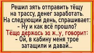 Как тёще на трассе заехали не туда! Сборник свежих анекдотов! Юмор!