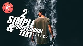Simple and Professional Text Effect with Kinemaster | Simple Text animation