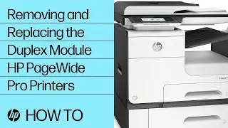 Removing and Replacing the Duplex Module | HP PageWide Pro Printers | HP