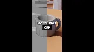 Learn How To MODEL A Cup In 35 SECONDS - Blender Beginner Tutorial 