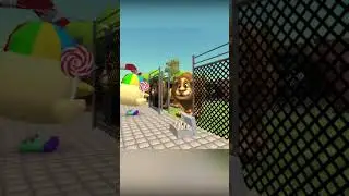 Маленький мальчик и Львёнок